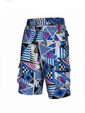 Focus NWT Geometric Print Men's Cargo Shorts